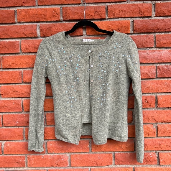 Fairycore flower sequin sweater set - Picture 1 of 11